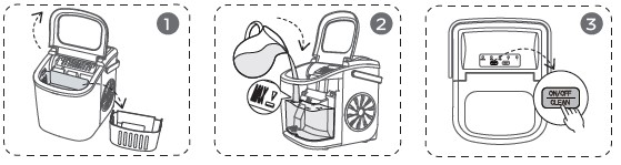 How to use silonn slim09 countertop ice maker