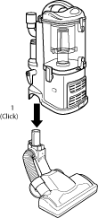 Assembling Shark NV380 Series Vacuum Step 1