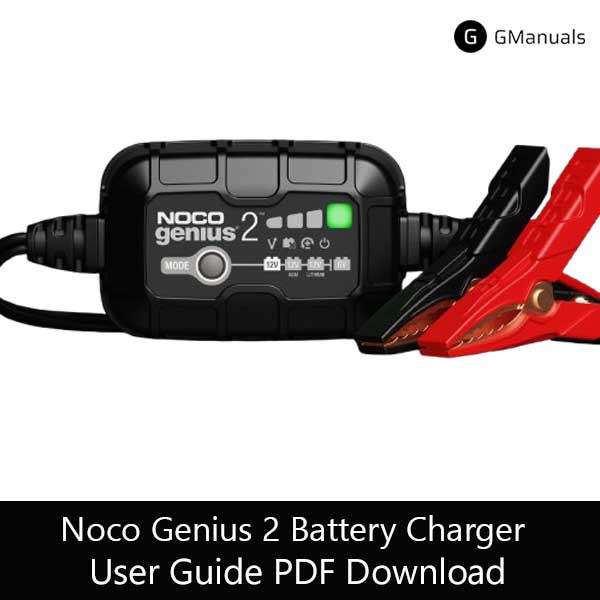 Noco Genius 2 Battery Charger Manual