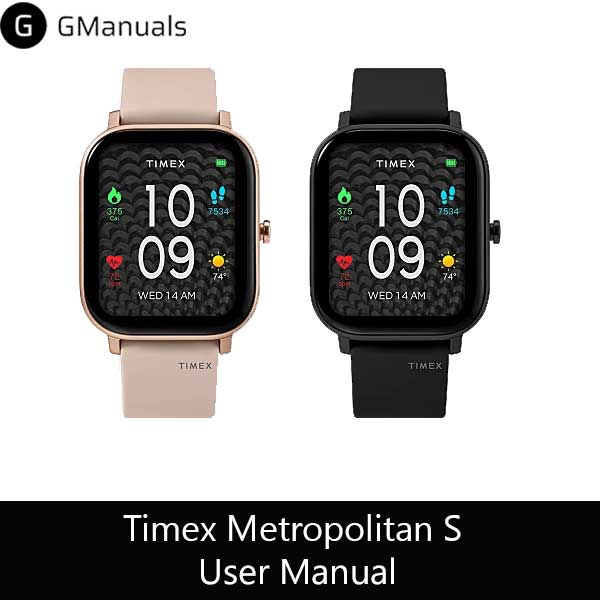 Timex Metropolitan S Smart User Manual PDF manual download - Free user guide from GManuals